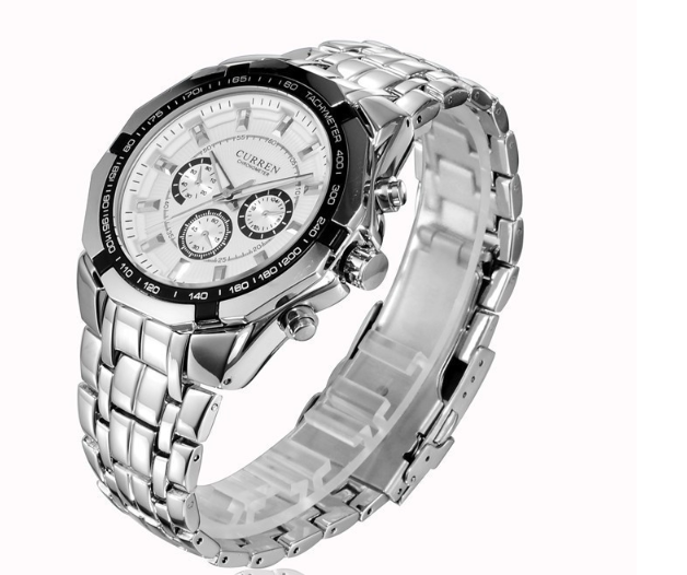 FACILIS EXECUTIVE SILVER CURREN WATCH