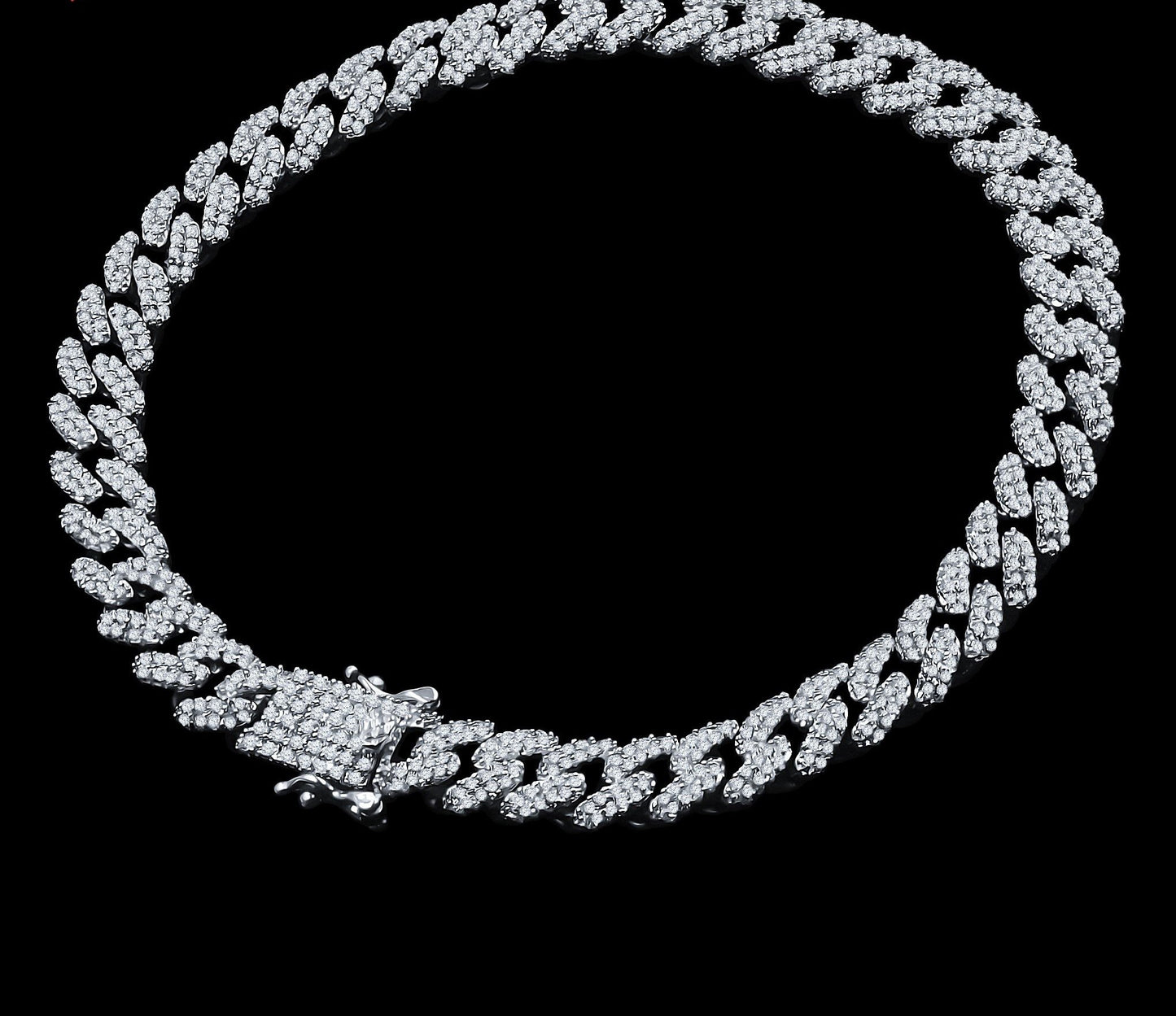 ANGUS 10 MM Silver Cuban Bracelet